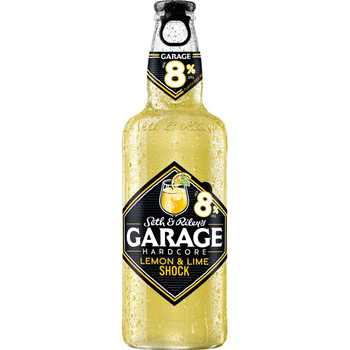 PIWO GARAGE HARDCORE LEMON&LIME SHOCK 8% 0,4L BUT.BZW.