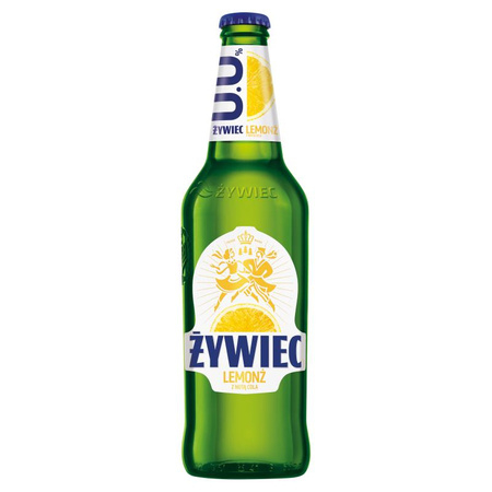 PIWO ŻYWIEC LEMONŻ COLA 0% 0,5L BUT. ZW.