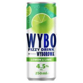 DRINK FIZZY DRINK LEMON&LIME  4,5% 0,25L