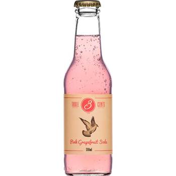 NAPÓJ THREE CENTS PINK GRAPFR SODA 0,2 BUT