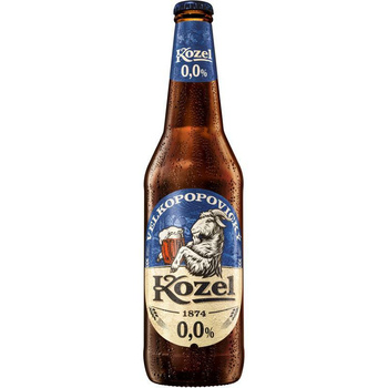 PIWO KOZEL 0,0% 0,5L BUT. ZW.