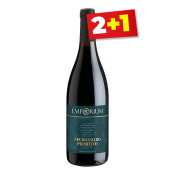 WINO NEGROAMARO PRIMITIVO IGT PUGLIA 13% C/PS 0,75L