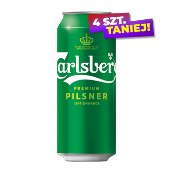 PIWO CARLSBERG PILSNER 0,5L PUSZKA