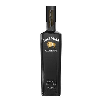 WÓDKA ŻUBRÓWKA CZARNA 0,50L 40%