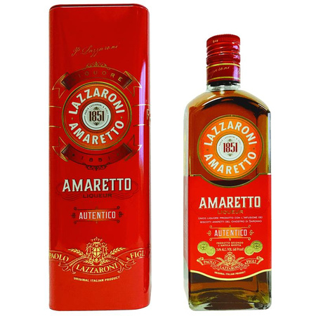 AMARETTO LAZZARONI 1851 24% 0,7 METAL BOX