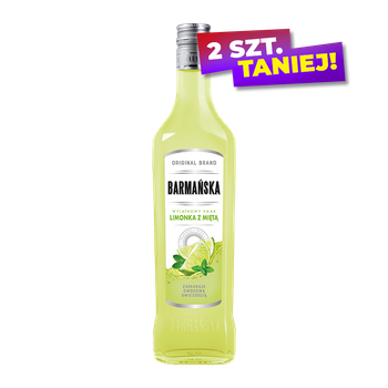 BARMAŃSKA LIMONKA Z MIĘTĄ 21% 0,5L