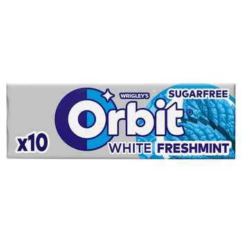 GUMA ORBIT WHITE FRESH MINT DRAŻE 14G
