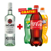 Zestaw RUM BACARDI CARTA BLANCA 37,5% 0,7L + napój za 1 grosz