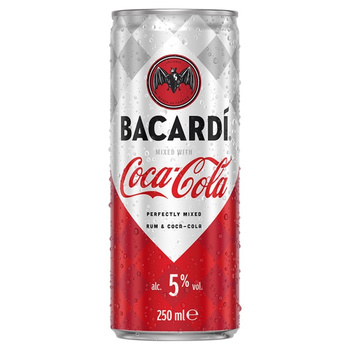 DRINK BACARDI RUM& COCA-COLA 5% 0,25L