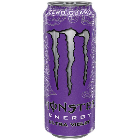 NAPÓJ ENERGETYCZNY MONSTER ULTRA VIOLET 0,5L PUSZKA