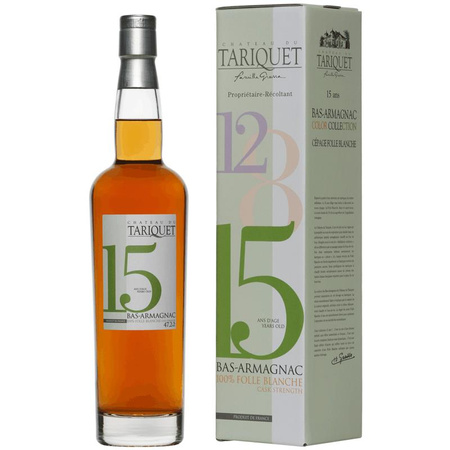 ARMAGNAC TARIQUET FOLLE BLANCHE 15YO 47% 0,7L KARTONIK