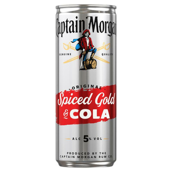 DRINK CAPTAIN MORGAN & COLA 5% 0,25L