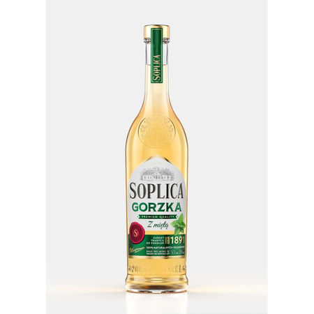 SOPLICA GORZKA Z MIĘTĄ 28% 0,5L