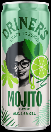 DRINER S MOJITO 4,6% 0,33L PUSZ.