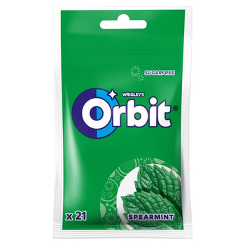 GUMA ORBIT SPEARMINT DRAZE 29 G SASZETKA