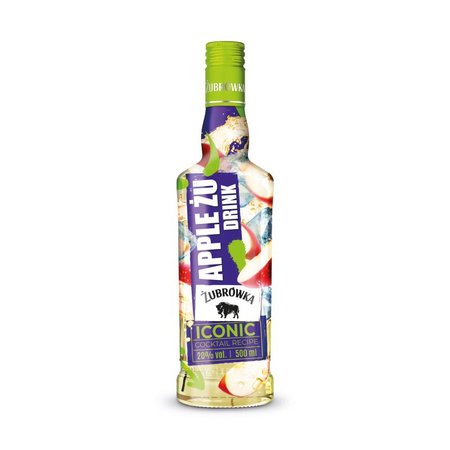 ŻUBRÓWKA ICONIC COCKTAILS JABŁKO 0,5L 20%