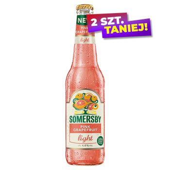 PIWO SOMERSBY PINK GRAPEFRUIT LIGHT 4,0% 0,4L BUT.BZW.