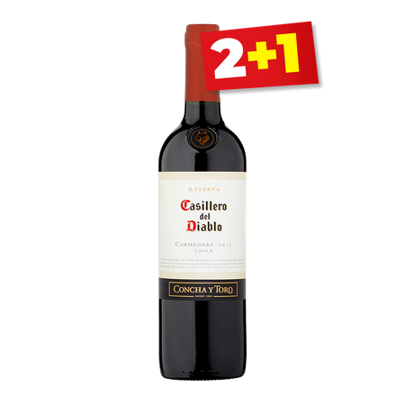 WINO CASILLERO DEL DIABLO CARMENERE 13,5% 0,75L C/W