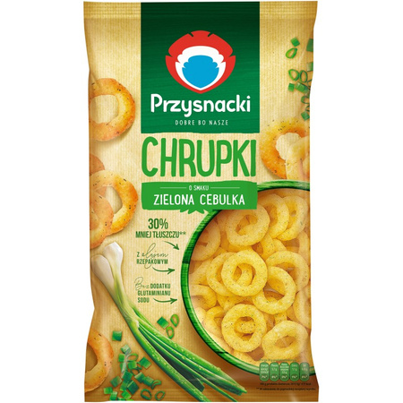 CHRUPKI PRZYSNACKI ZIELONA CEBULKA 140G
