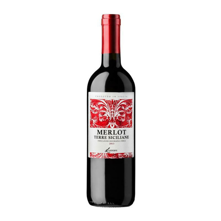 WINO TERRE SICILIANE MERLOT 11,5% C/W 0,75L