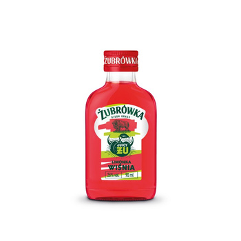 WÓDKA ŻUBRÓWKA ŻU WIŚNIA LIMONKA 0,09L 26%