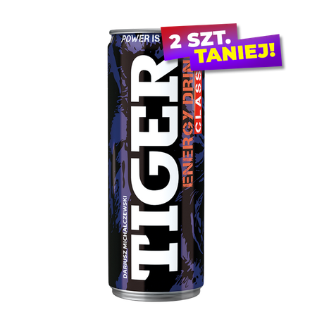 NAPÓJ ENERGETYCZNY TIGER 0,25L PUSZKA