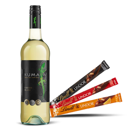 WINO KUMALA CHENIN BLANC + CZEKOLADKI LINDT