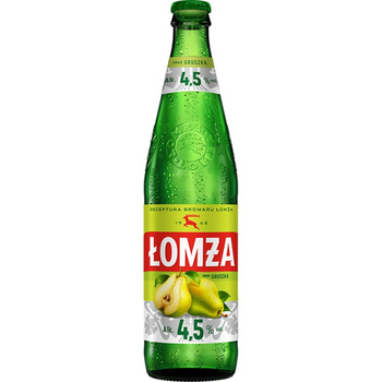 PIWO ŁOMŻA GRUSZKA 4,5% 0,5L BUT. BZW.