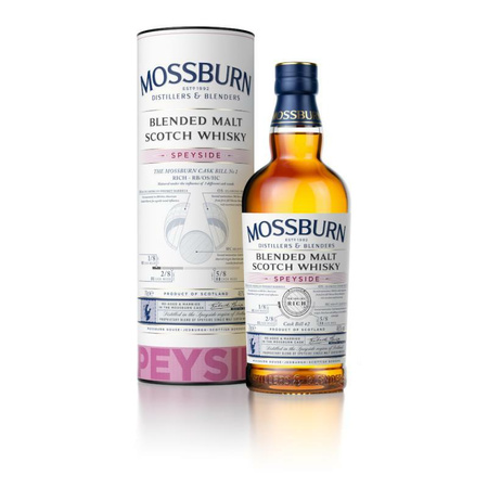 WHISKY MOSSBURN SPEYSIDE BLENDED MALT SCOTCH 0,7L 46%