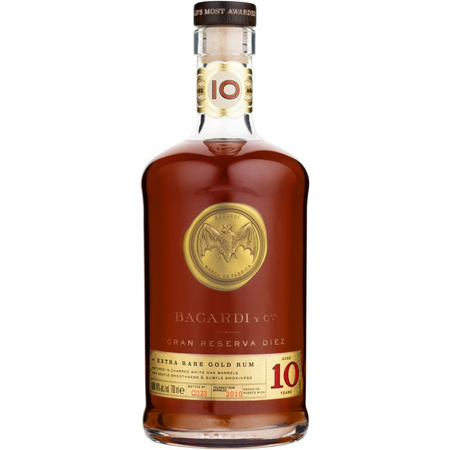 RUM BACARDI DIEZ 40% 0,7L