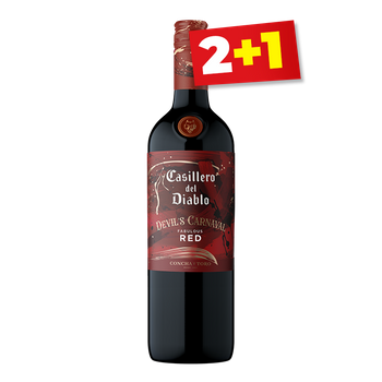 WINO CASILLERO DEVIL'S CARNAVAL FABULOUS RED C/PS 0,75L
