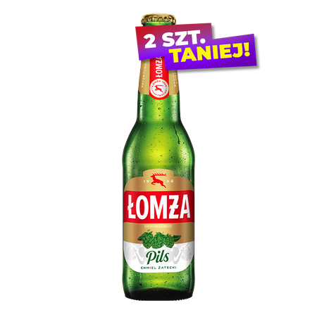 PIWO ŁOMŻA PILS 0,33L BUT.BZW.