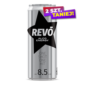 REVO ALCO ENERGY DRINK 8,5 % 0,33L PUSZ.