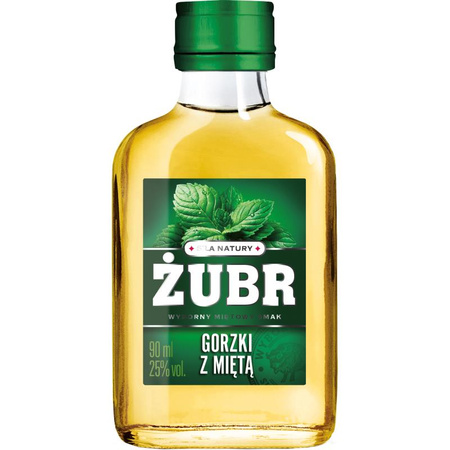 ŻUBR GORZKI Z MIĘTĄ 23% 0,09L