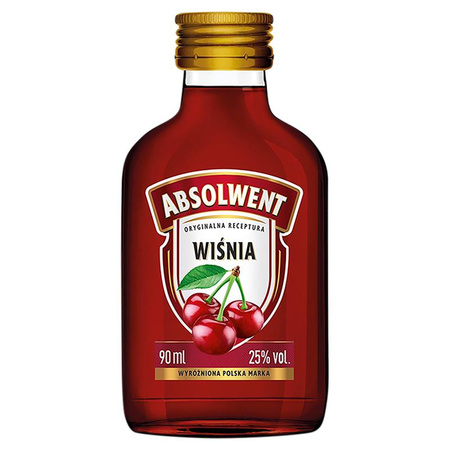 ABSOLWENT WIŚNIA 25%  0,09L