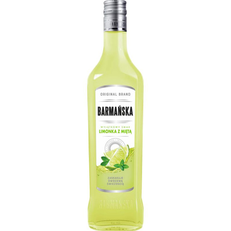 BARMAŃSKA LIMONKA Z MIĘTĄ 21% 0,5L