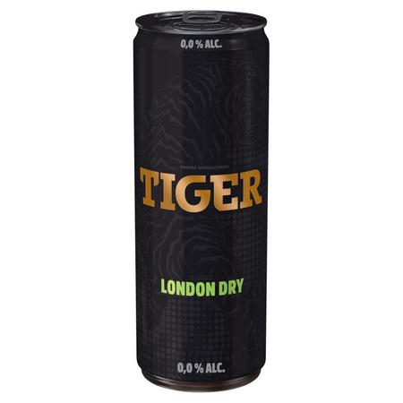 NAPÓJ ENERGETYCZNY TIGER LONDON DRY 0,25L PUSZ.