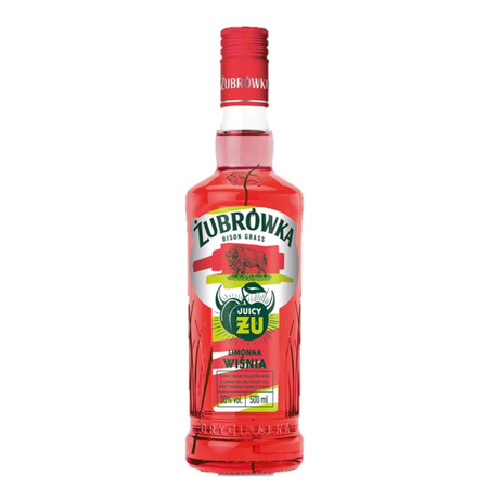 ŻUBRÓWKA JUICY WIŚNIA LIMONKA 30% 0,5L