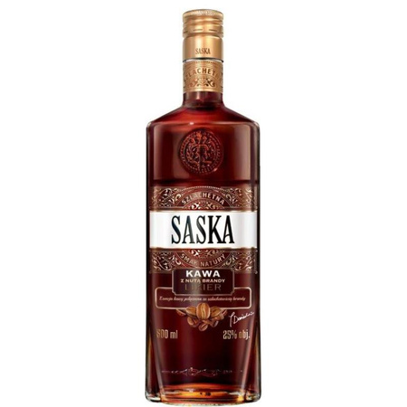 SASKA KAWA Z NUTĄ BRANDY 25% 0,5L