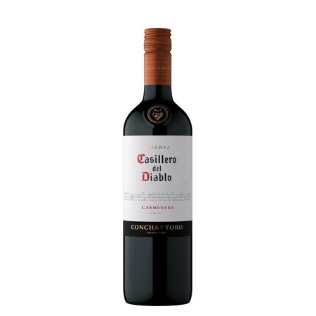 WINO CASILLERO DEL DIABLO CARMENERE 13,5% 0,75L C/W