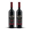 2 x WINO FRESCO ROSSO PÓŁSŁODKIE 10% C/PS 0,75L