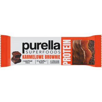 PURELLA BATON PROTEINOWY KARMELOWE BROWNIE 45G