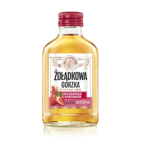 ŻOŁĄDKOWA TRUSKAWKA Z RABARBAREM 25% 0,09L