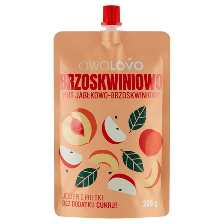 MUS OWOLOVO JABŁKO-BRZOSKW 200G