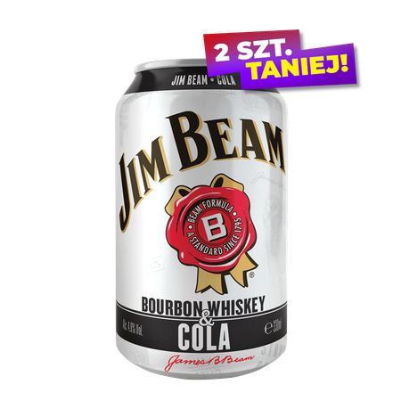 DRINK JIM BEAM&COLA 4,6% 330ML