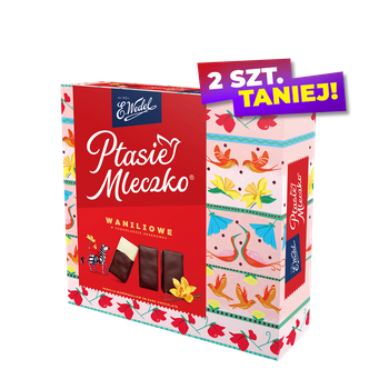 PTASIE MLECZKO WANILIOWE 340G WEDEL