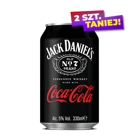 JACK DANIEL`S & COCA COLA 0,33L