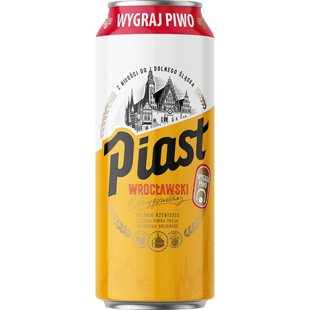 PIWO PIAST WROCŁAWSKI 0,5L PUSZKA SZT