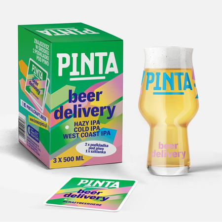 ZESTAW PINTA IPA BOX BEER DELIVERY 3X 0,5L