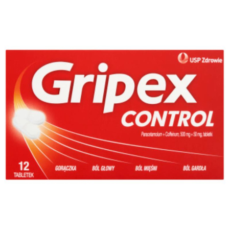 TABLETKI GRIPEX CONTROL 12 SZT